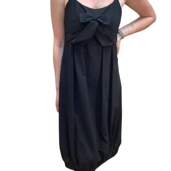 trelise cooper Black Wool Blend 8 Bubble Hem Dress - Picture 1 of 4